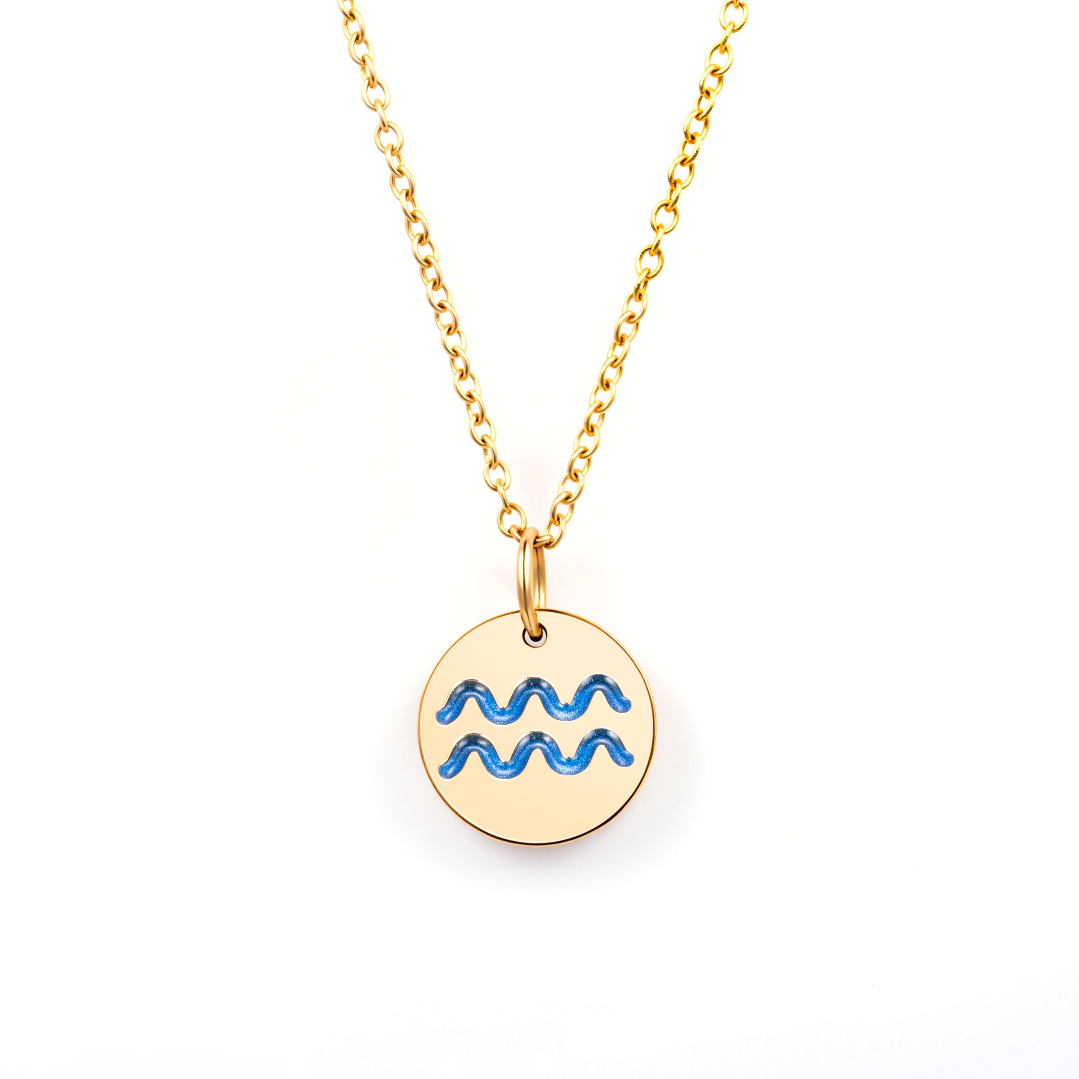 Zodiac Sign Pendant | Aquarius– Patrick Adair Designs