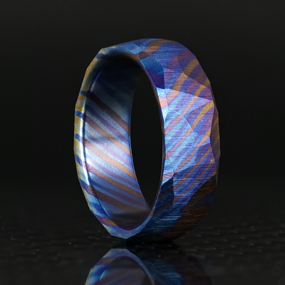 Obsidian Timascus Ring - Patrick Adair Designs