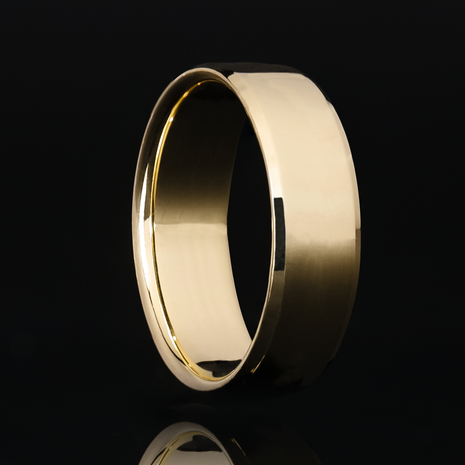 Classic Gold 3mm Bead Ring - Size 7