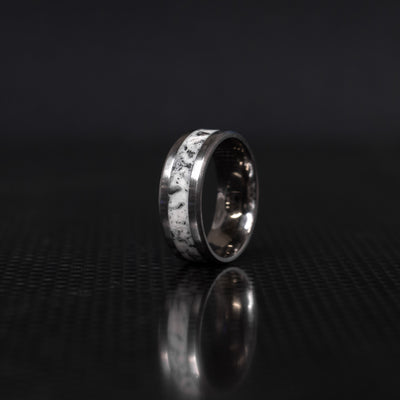 Custom Titanium Glowstone Ring - Patrick Adair Designs