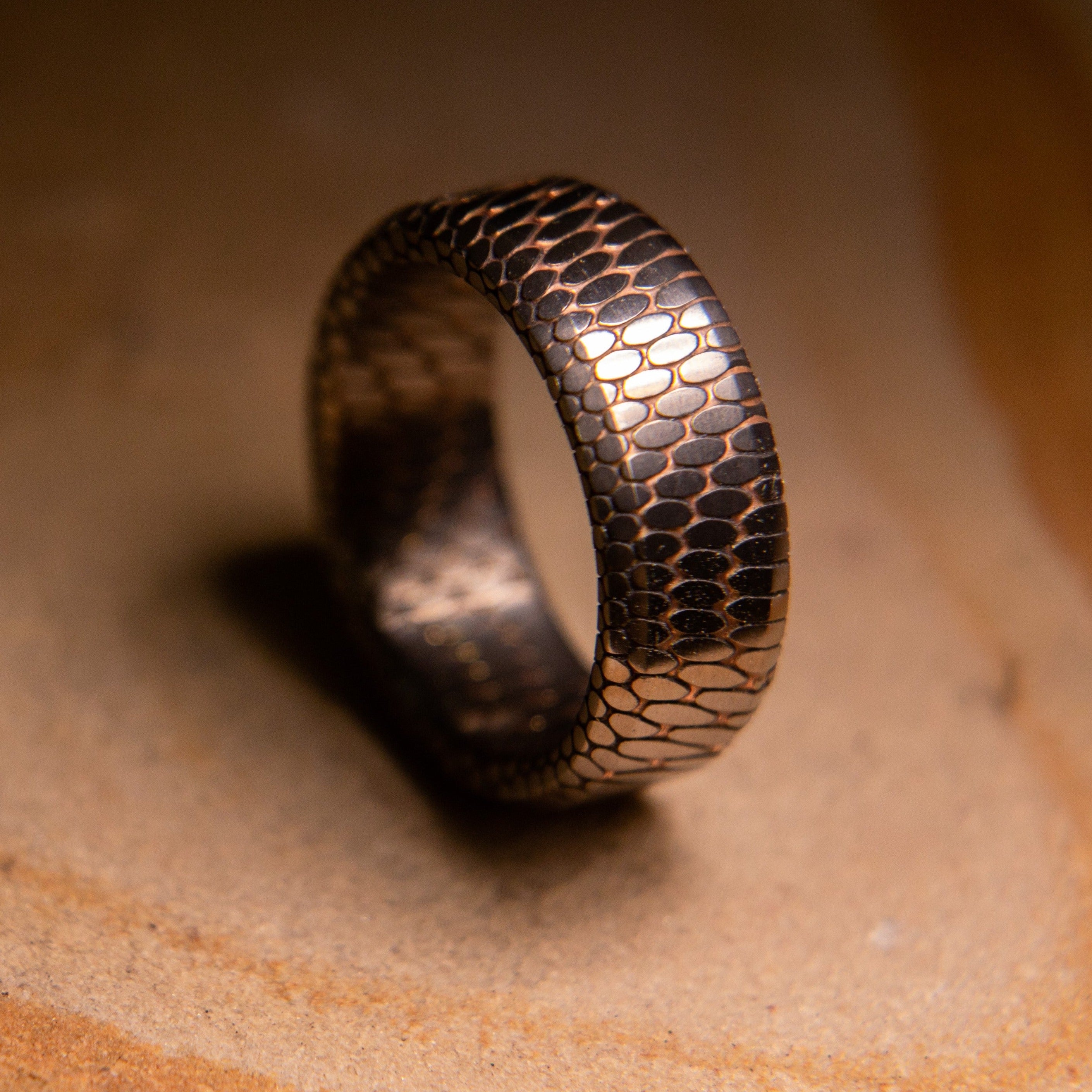 Etched Tilted Superconductor Ring Patrick Adair Designs
