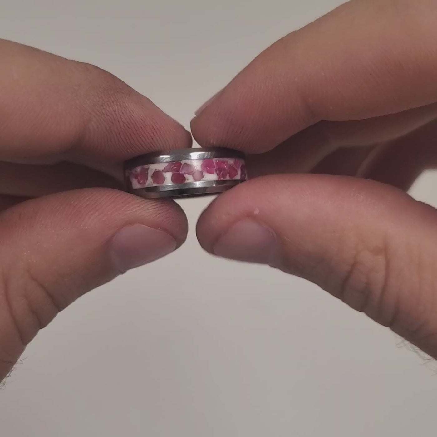 July Birthstone Ring | Ruby Glowstone Ring