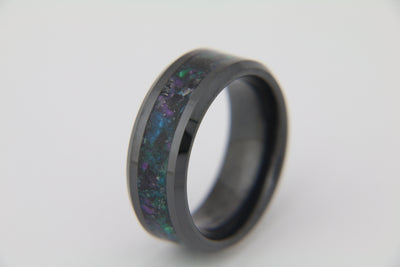 Deep Space Black Ceramic Ring