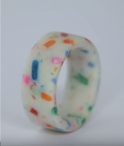 Making Candy Sprinkles into Rings (Resin Casting)