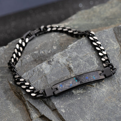 Star Dust Glowstone Cuban Link ID Bracelet - Patrick Adair Designs