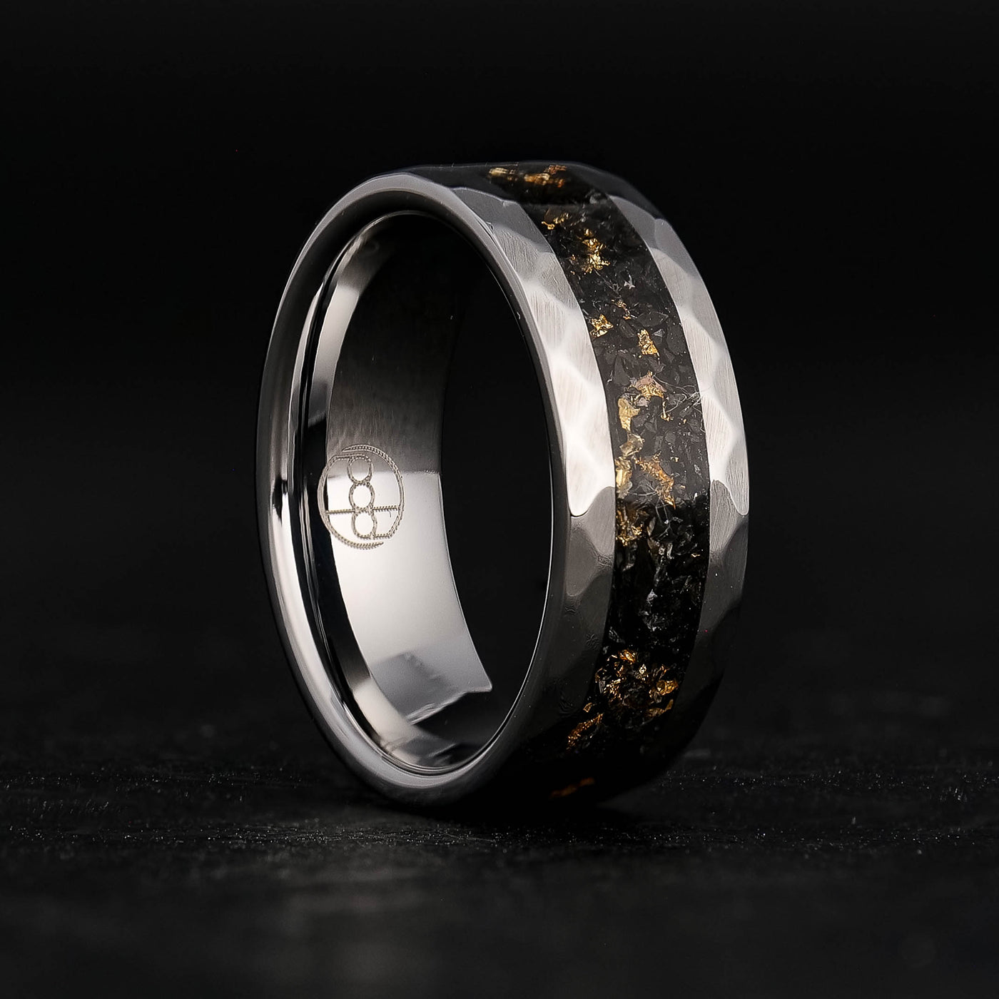 The Gilded Ring | 24K Gold Leaf and Megalodon Tooth