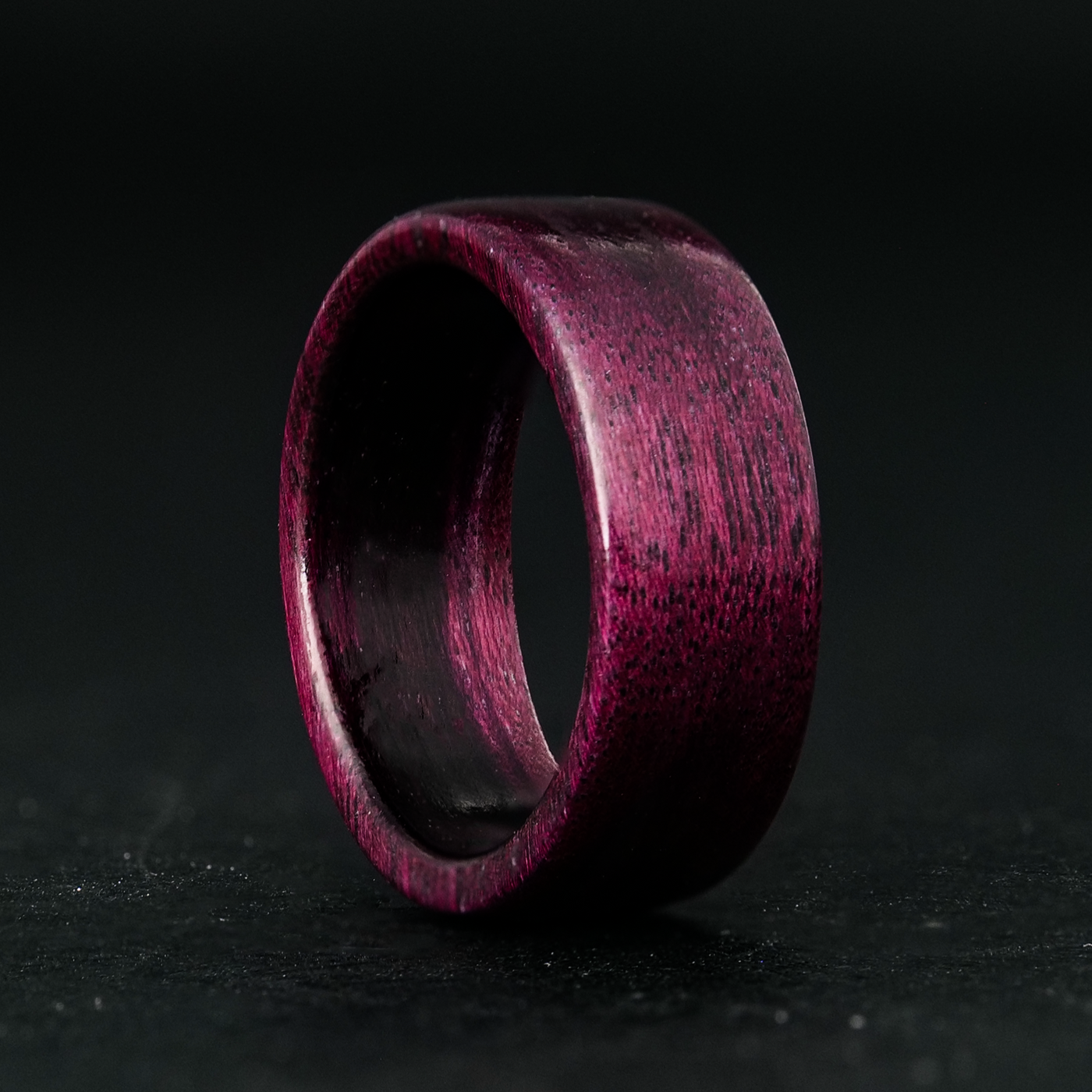 Purple Heart Wood Ring