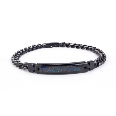 Star Dust Glowstone Cuban Link ID Bracelet - Patrick Adair Designs