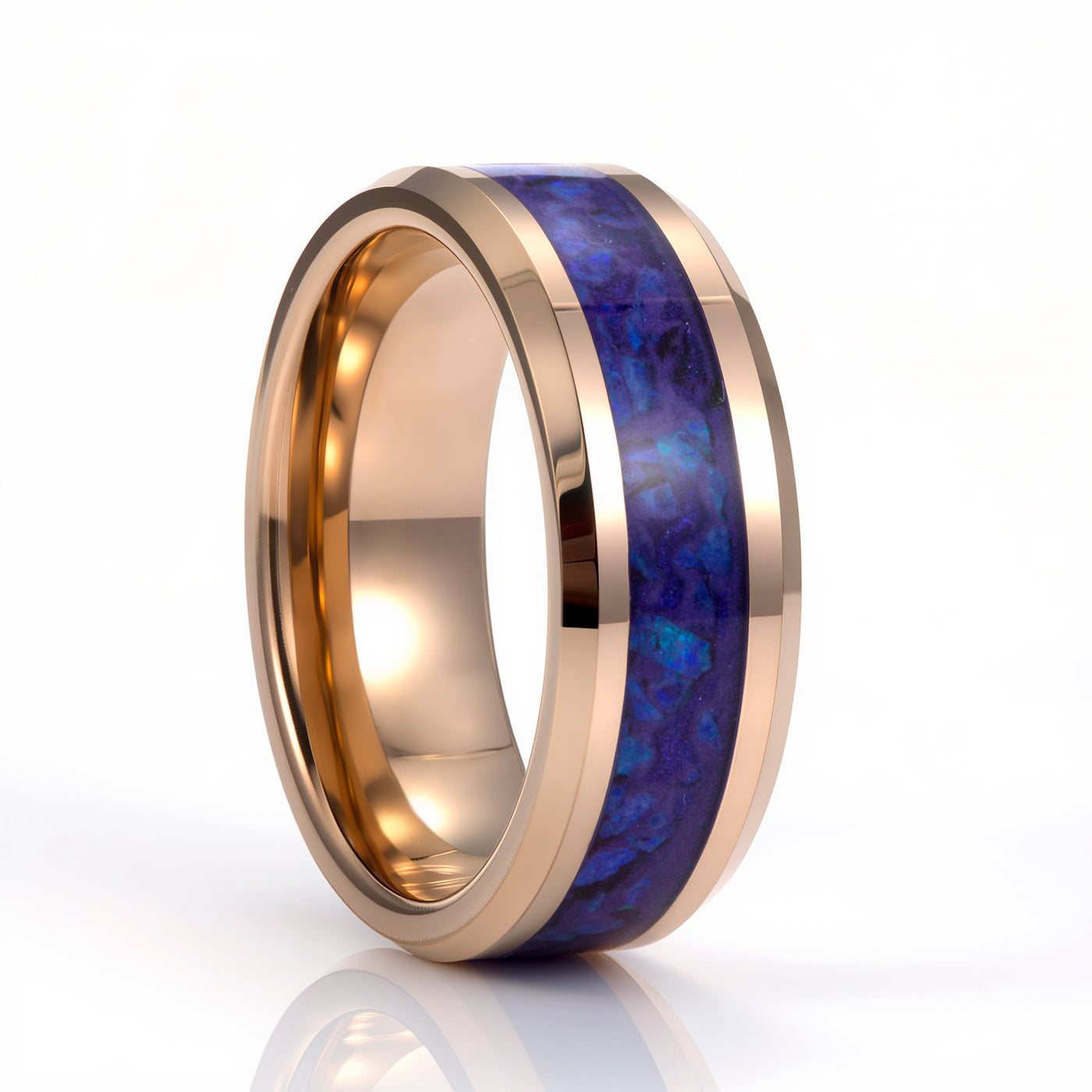 Rose Gold Lavender Opal Glowstone Ring | Patrick Adair Designs
