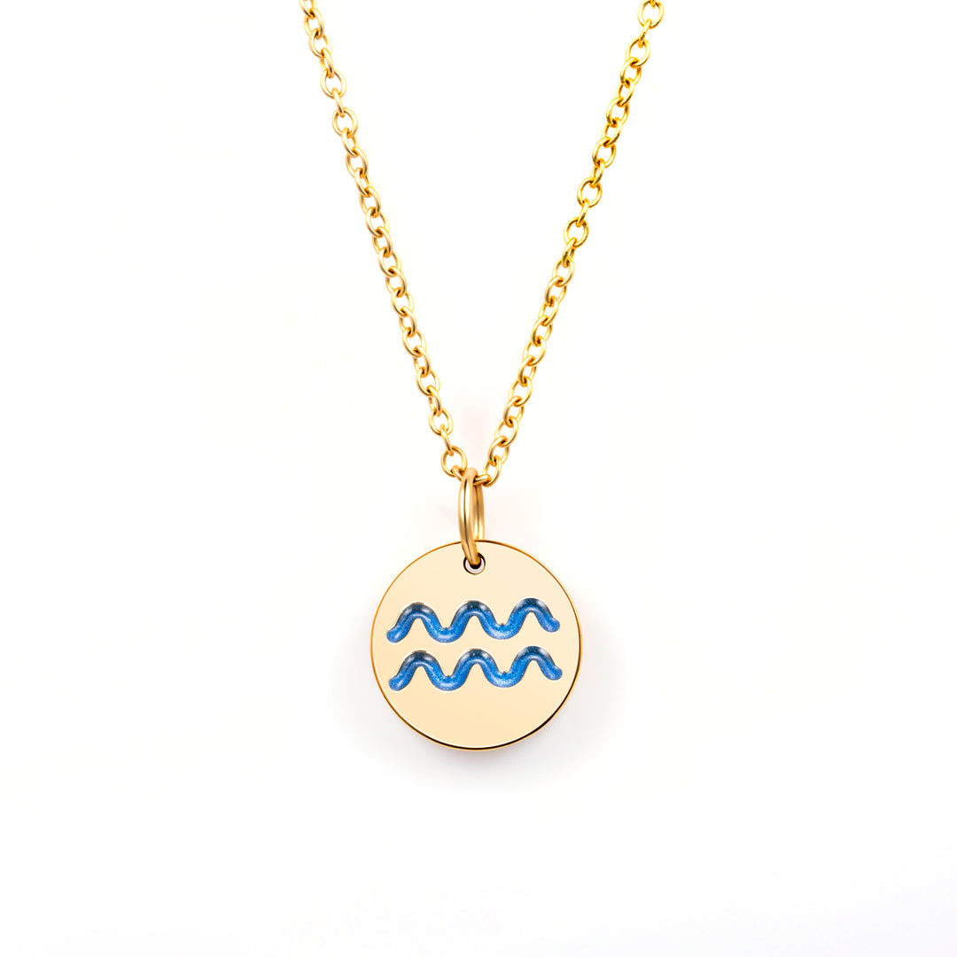 Zodiac Sign Pendant | Aquarius– Patrick Adair Designs