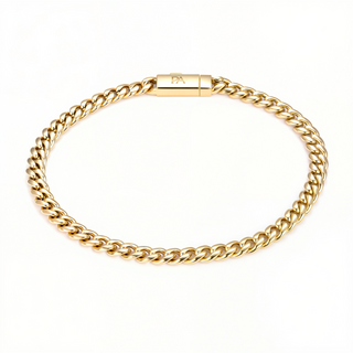 Gold Cuban Link Bracelet 5mm