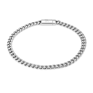 Silver Cuban Link Bracelet 5mm