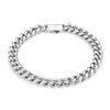 Silver Cuban Link Bracelet 8mm