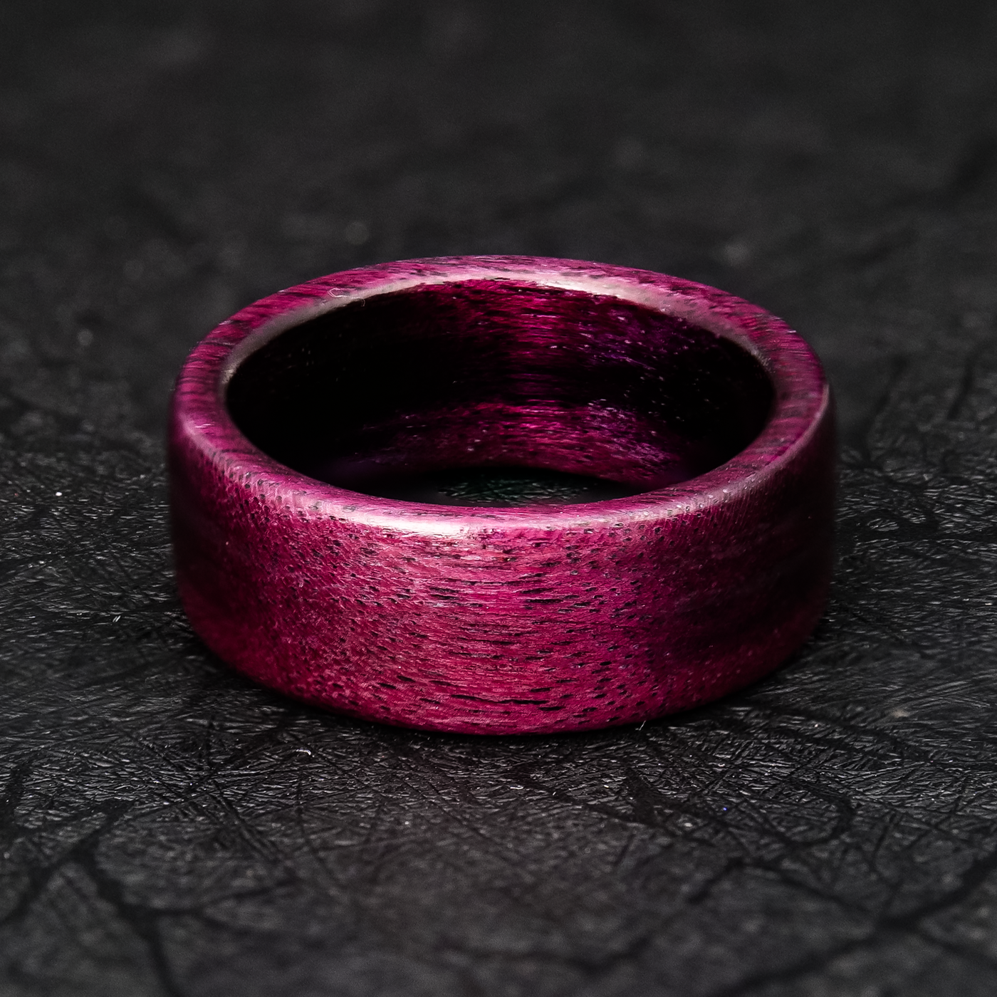 Purple Heart Wood Ring