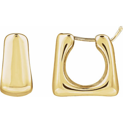 Electroform Square 16.7 mm Hoop Earrings