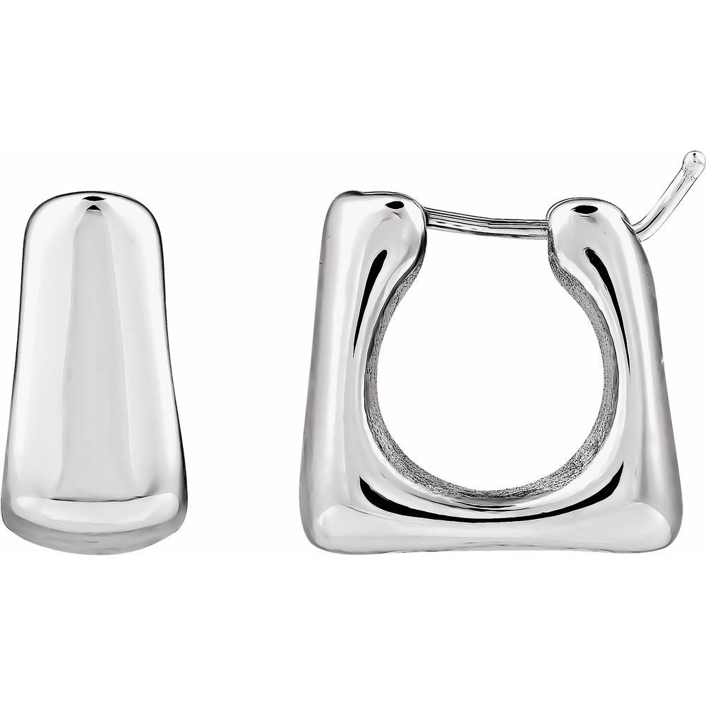 Electroform Square 16.7 mm Hoop Earrings