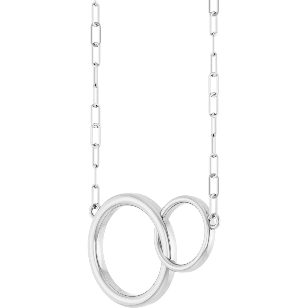 14K Gold Interlocking Circle Necklace