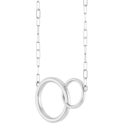 14K Gold Interlocking Circle Necklace