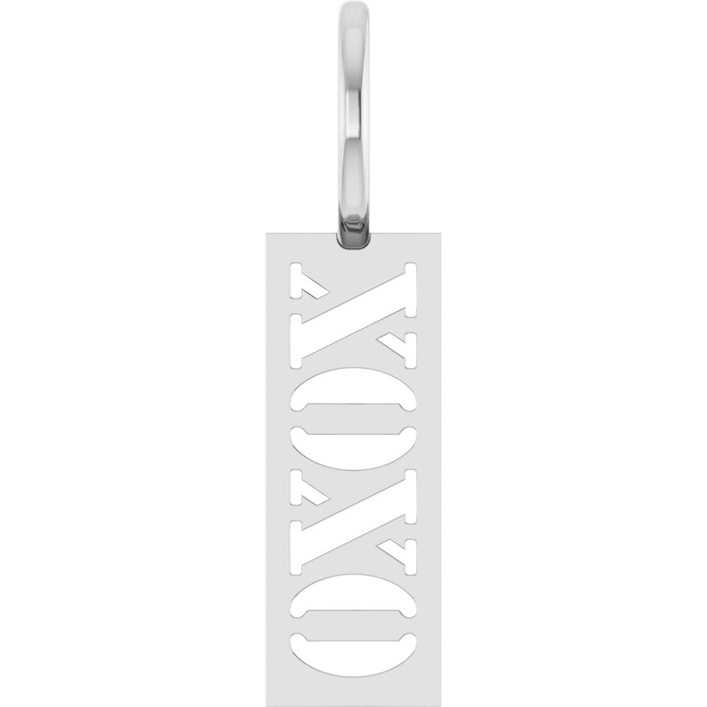 Silver XOXO Charm/Pendant