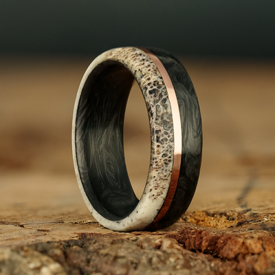 Custom Carbon Fiber and Wood Ring