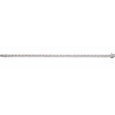 14K Gold 5 1/3 CTW Lab-Grown Diamond Line 7 1/4" Bracelet