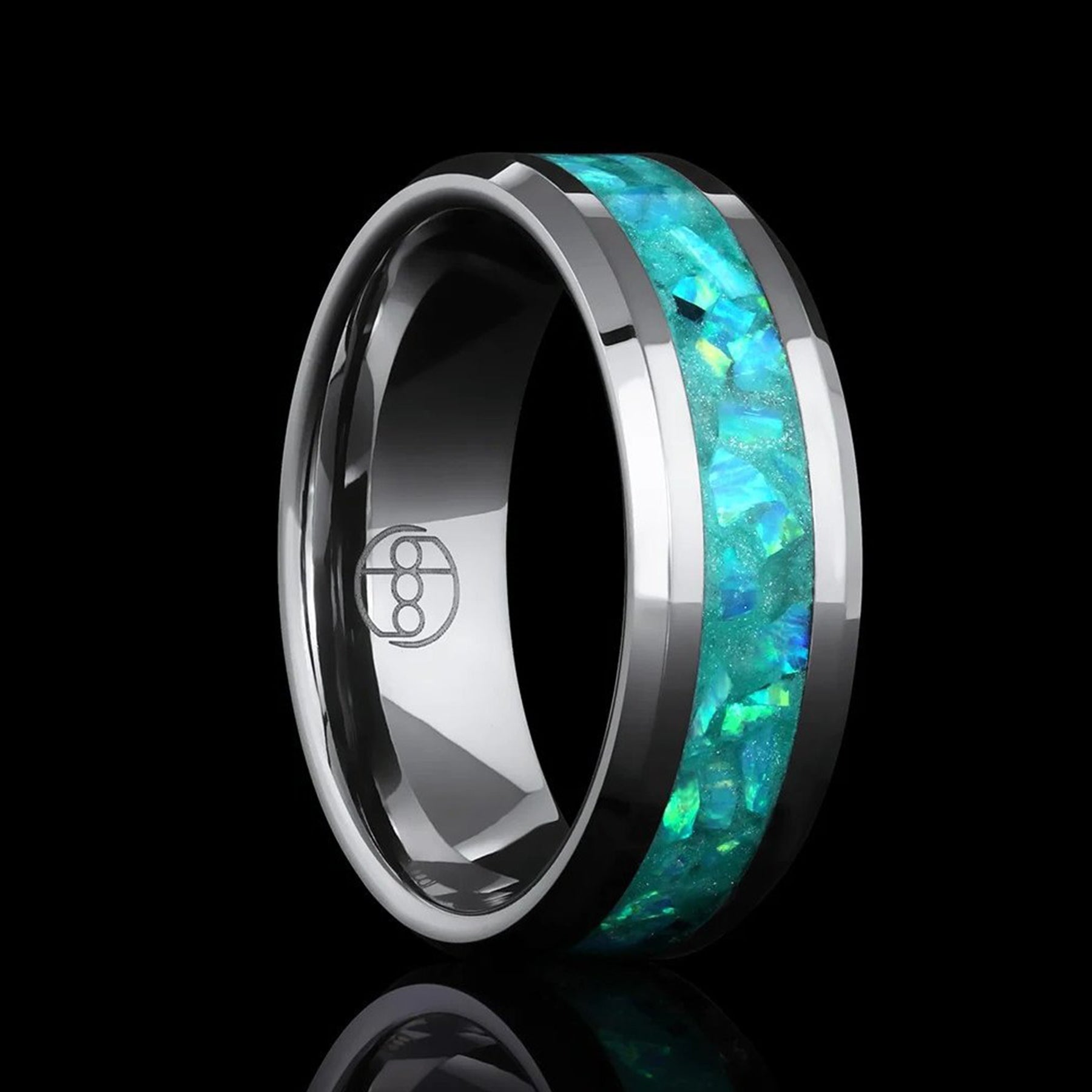 Glow Stone Rings Bahama Blue Opal Glowstone Ring | Patrick Adair Designs