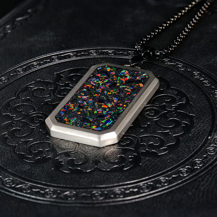 Custom Titanium Glowstone Pendant | Patrick Adair Designs