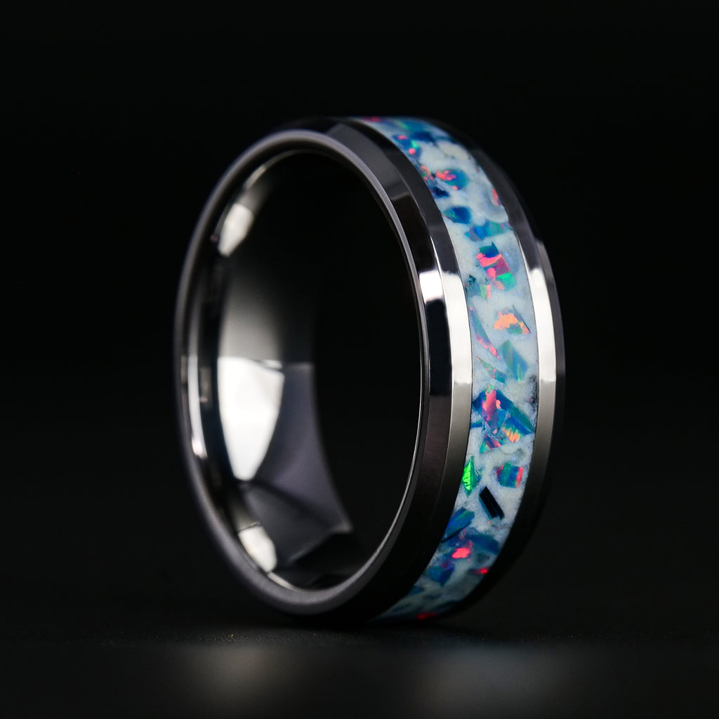 Blue Fire Opal Glowstone Ring Patrick Adair Designs