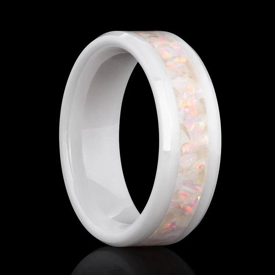 Cherry Blossom Opal Glowstone Ring - Patrick Adair Designs
