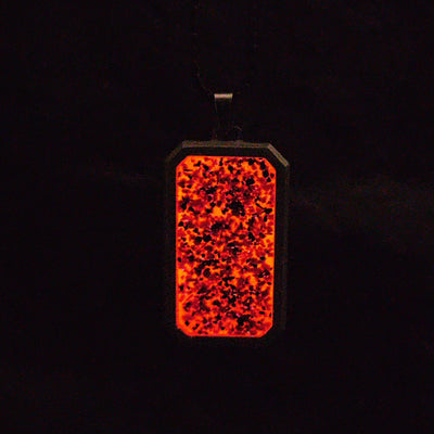 Crimson Red Opal Glowstone Pendant - Patrick Adair Designs