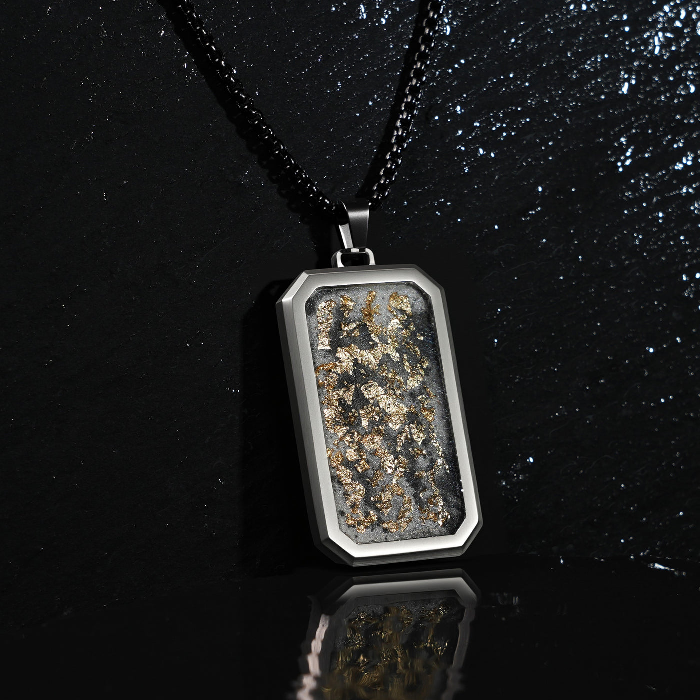 Imperial Eclipse Glowstone Pendant with 24K Gold Leaf - Patrick Adair Designs