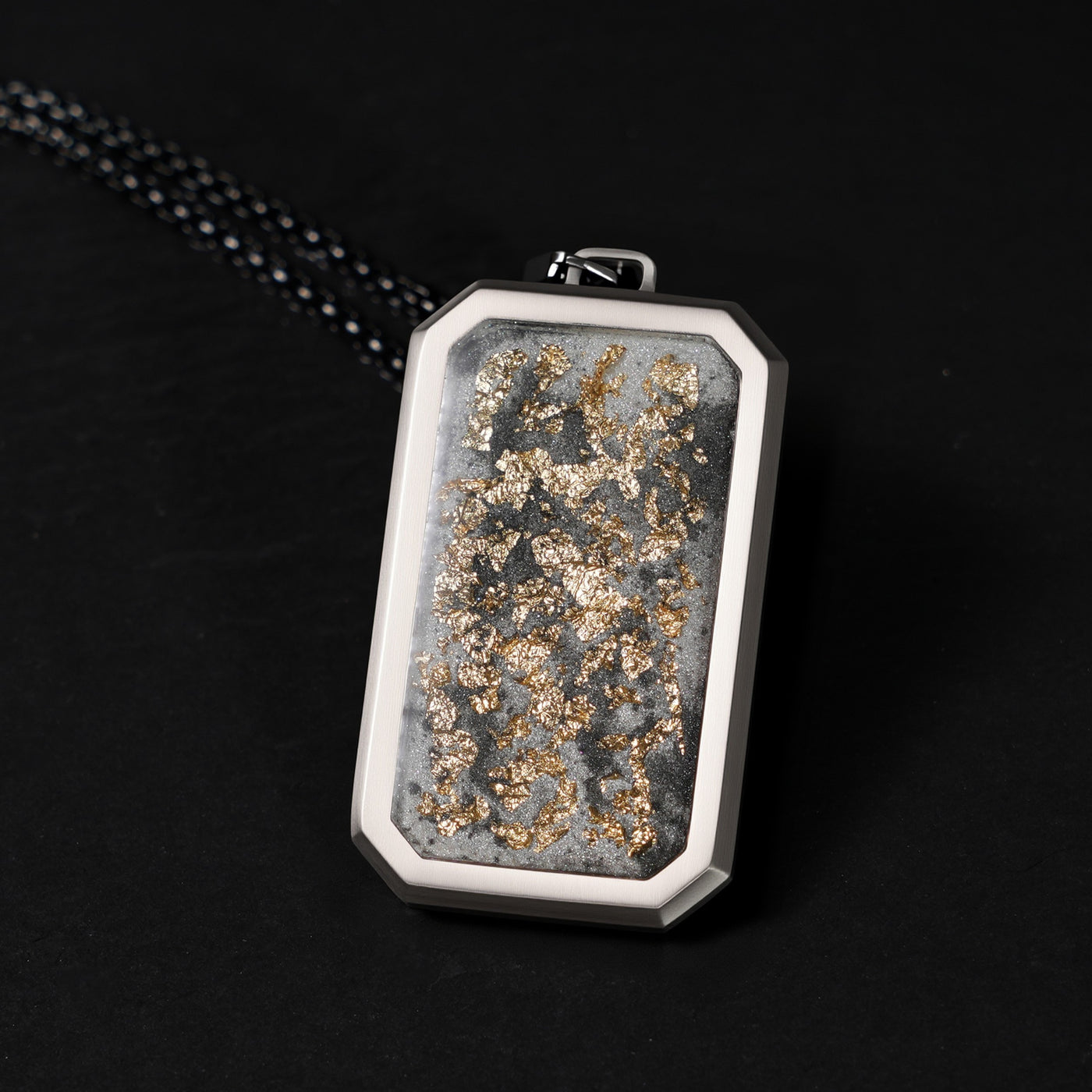 Imperial Eclipse Glowstone Pendant with 24K Gold Leaf - Patrick Adair Designs