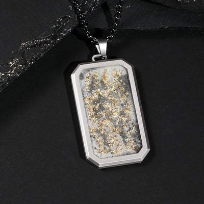 Imperial Eclipse Glowstone Pendant with 24K Gold Leaf - Patrick Adair Designs