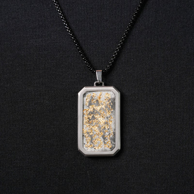 Imperial Eclipse Glowstone Pendant with 24K Gold Leaf - Patrick Adair Designs