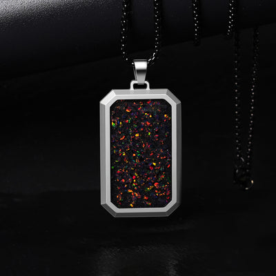 Black Fire Opal Glowstone Pendant - Patrick Adair Designs