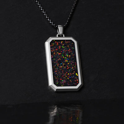 Black Fire Opal Glowstone Pendant - Patrick Adair Designs