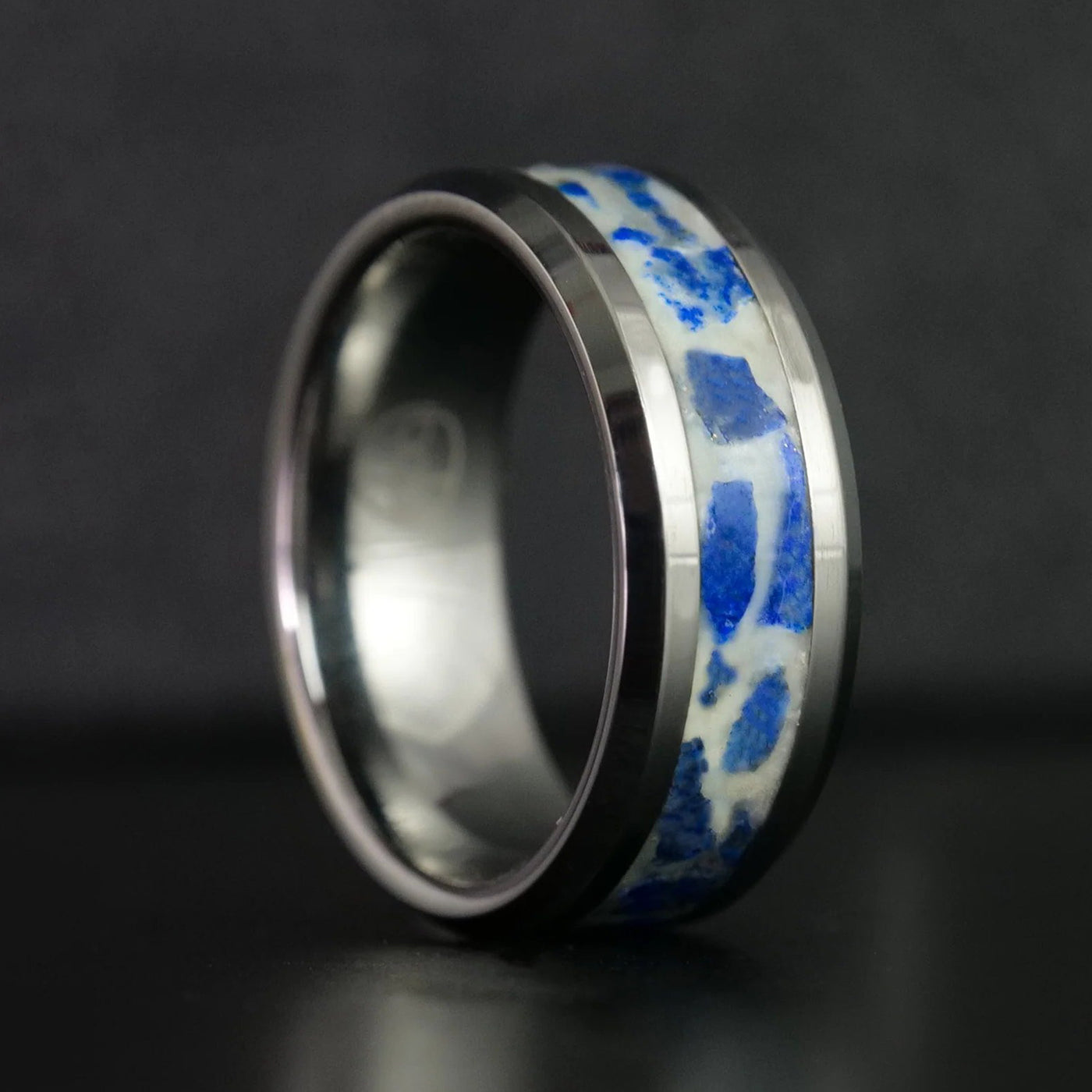 December Birthstone Ring | Lapis Lazuli Glowstone Ring - Patrick Adair Designs