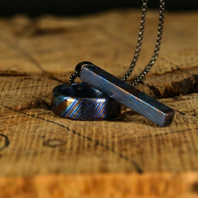 Timascus Ring and Pendant Bundle