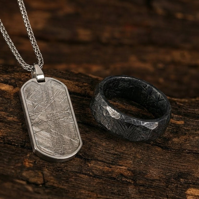 Meteorite Ring and Pendant Bundle
