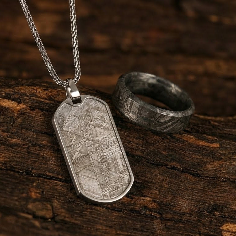Meteorite Ring and Pendant Bundle