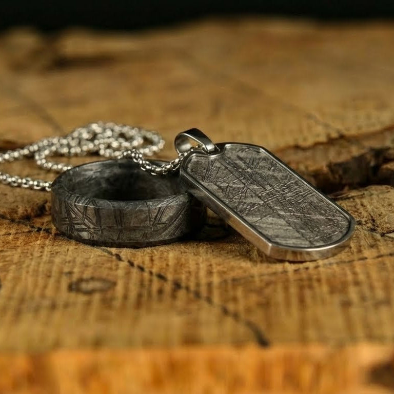 Meteorite Ring and Pendant Bundle