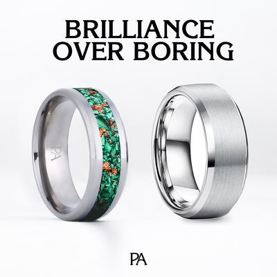 Solid Gold Star Dust Stackable Ring - Patrick Adair Designs