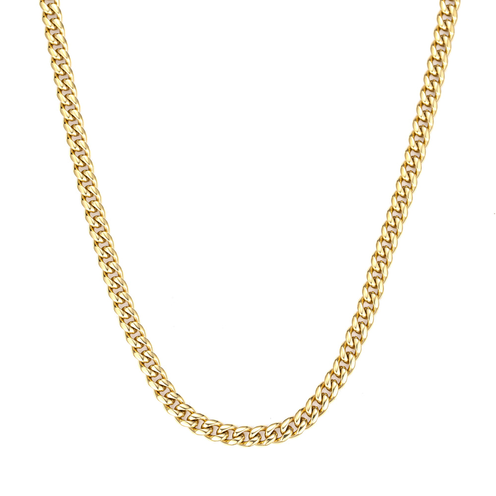 Gold Cuban Link Chain 5mm