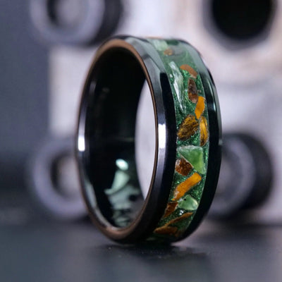 Jaded Tiger Glowstone Ring - Patrick Adair Designs