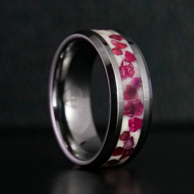 July Birthstone Ring | Ruby Glowstone Ring - Patrick Adair Designs