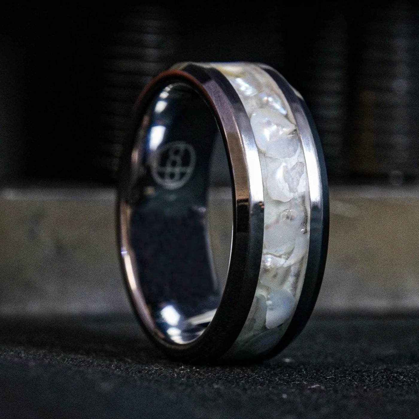 June Birthstone Ring | Pearl Glowstone Ring - Patrick Adair Designs