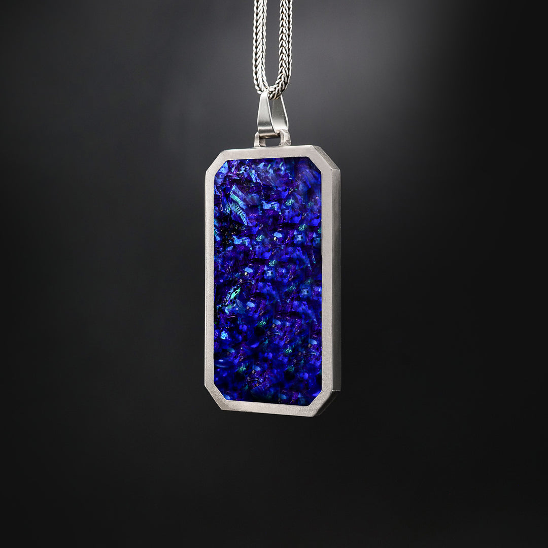 Custom Titanium Glowstone Pendant | Patrick Adair Designs