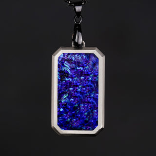 Lavender Opal Glowstone Pendant
