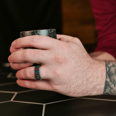 Black Fire Opal Ring - Patrick Adair Designs