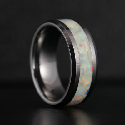 October Birthstone Ring | Opal Glowstone Ring - Patrick Adair Designs
